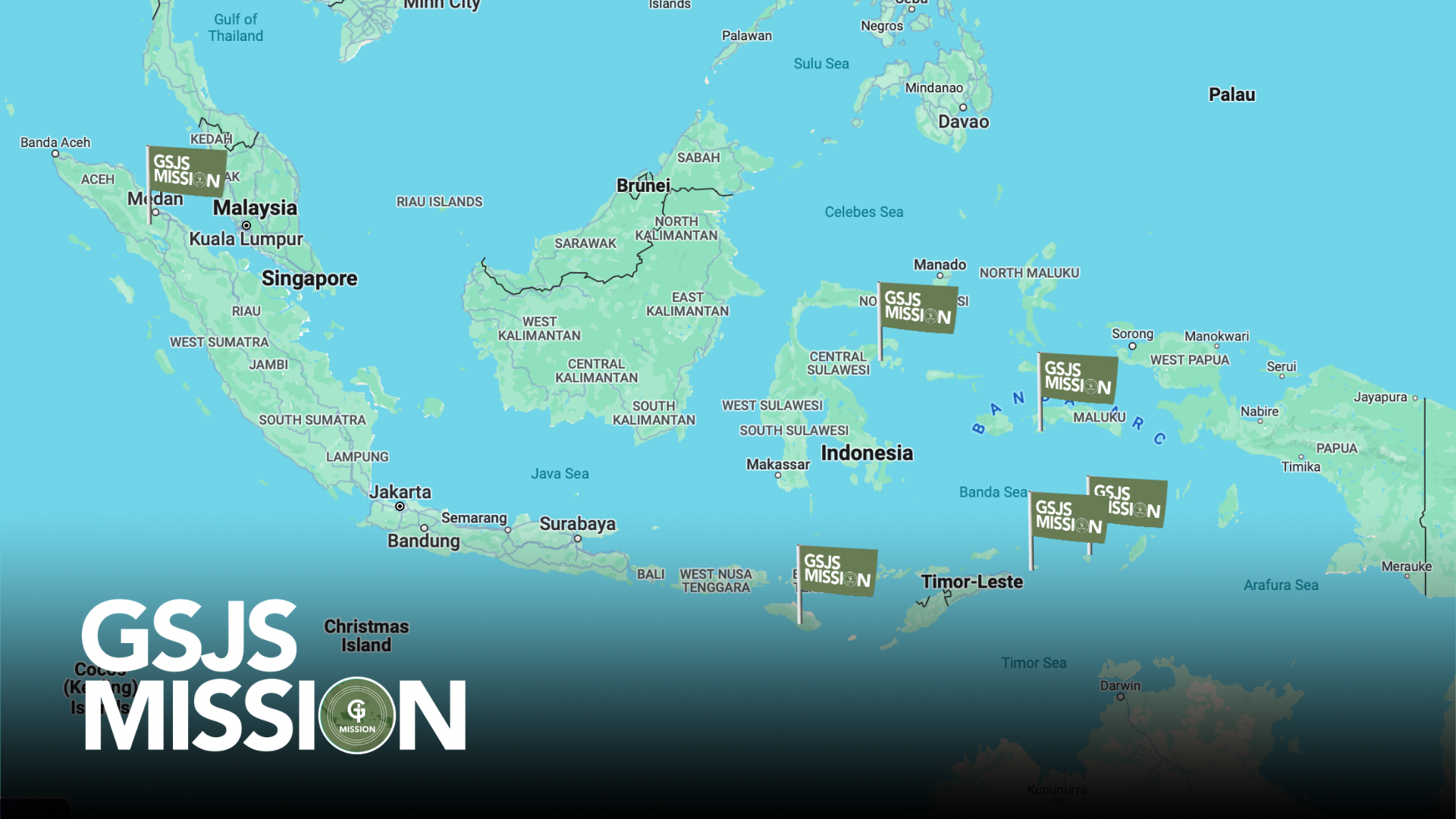Peta GSJS Mission Indonesia